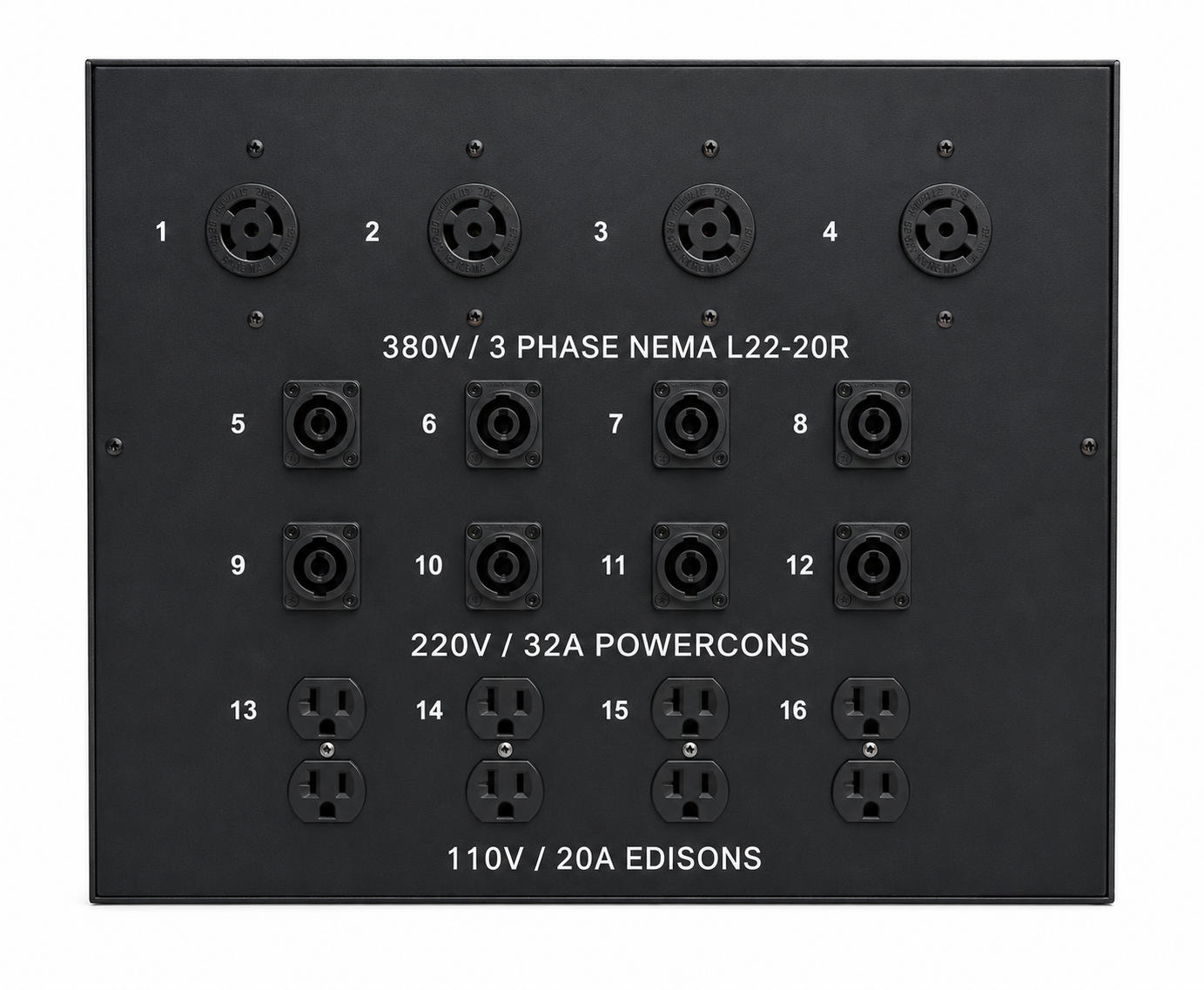 10u Pro Distro for Rear Rack Mount