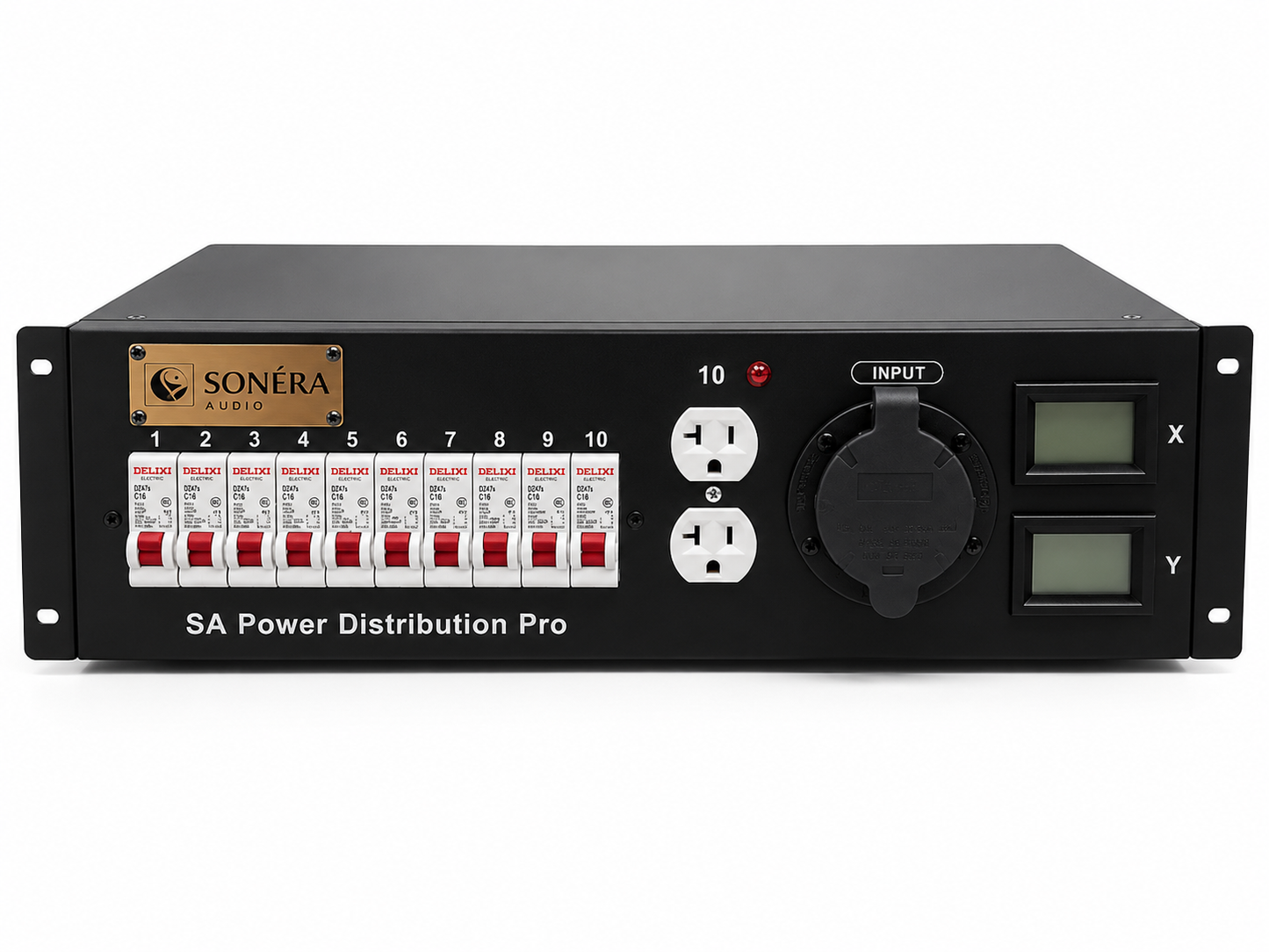 3u Power Distro with 50a California Twist lock Input