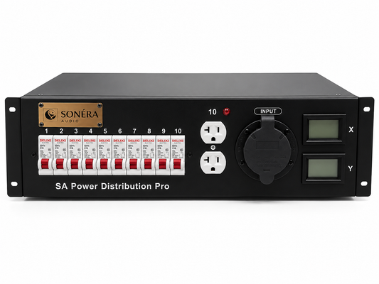 3u Power Distro with 50a California Twist lock Input