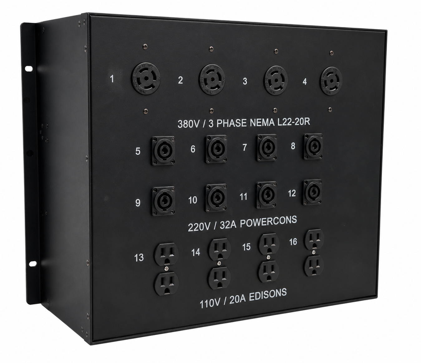 10u Pro Distro for Rear Rack Mount