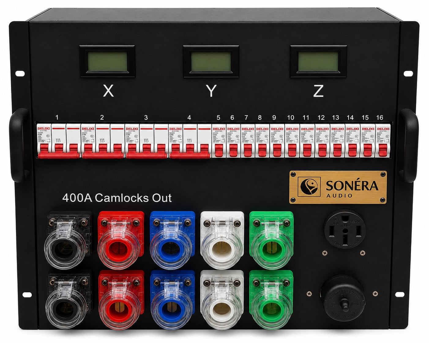 10u Pro Distro for Rear Rack Mount