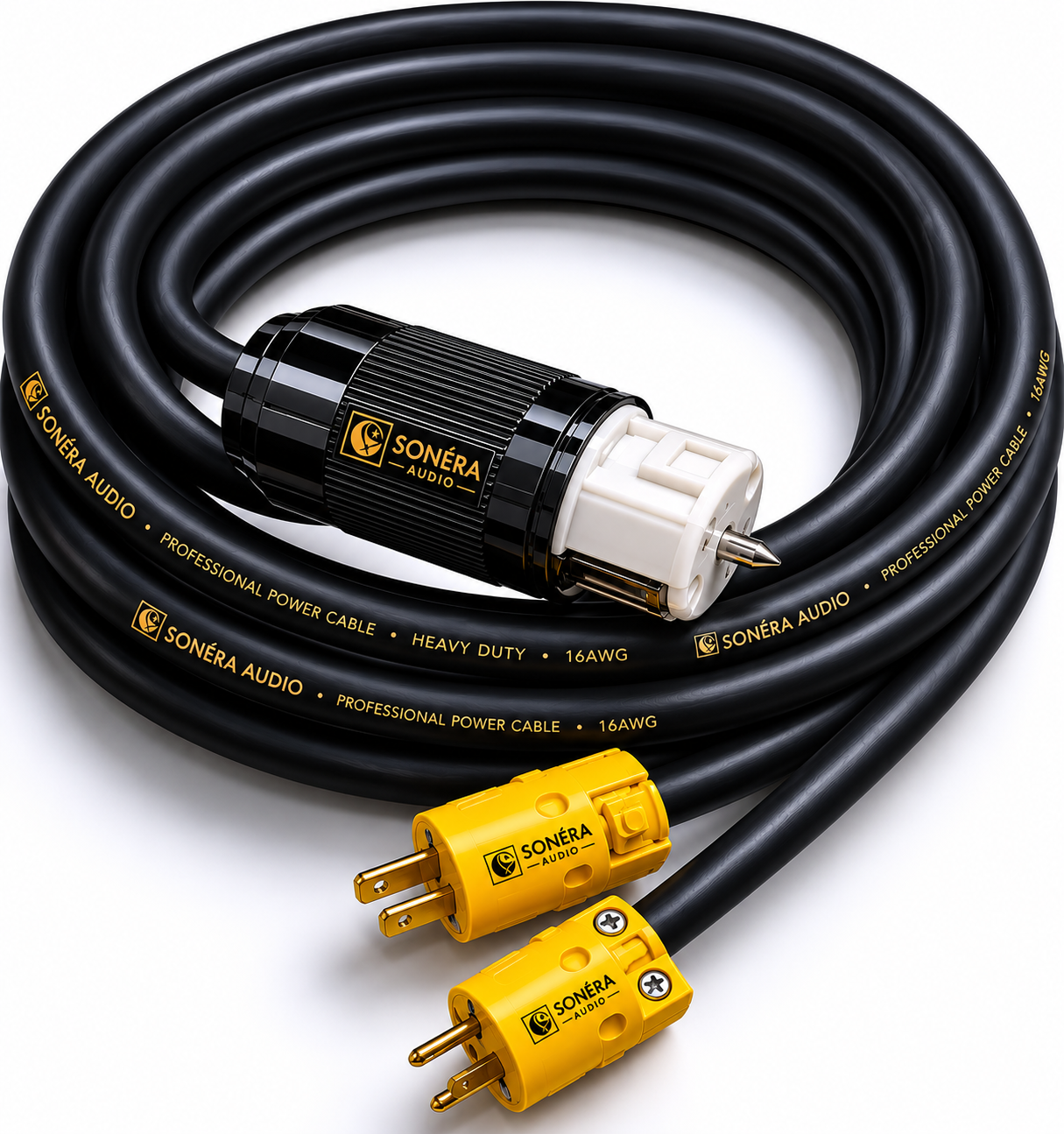 50a California 220v Twistlock Power Cable with two 120v Input