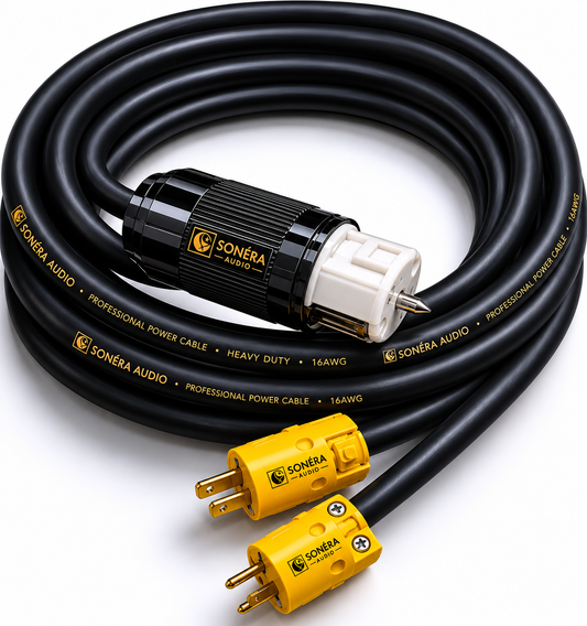 50a California 220v Twistlock Power Cable with two 120v Input
