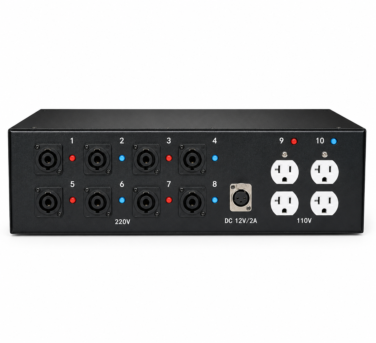 3u Power Distro with 50a California Twist lock Input