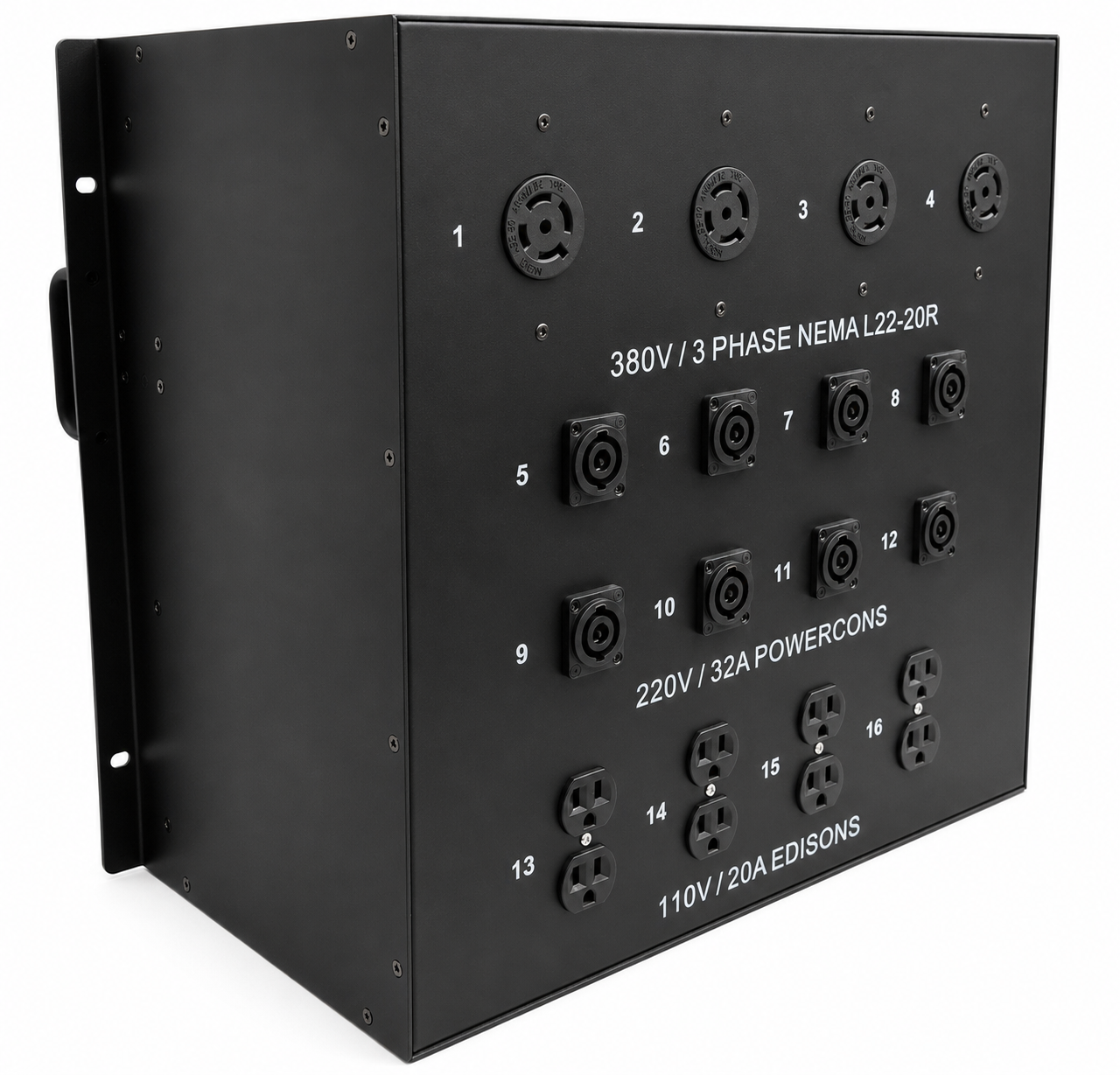 10u Pro Distro for Rear Rack Mount